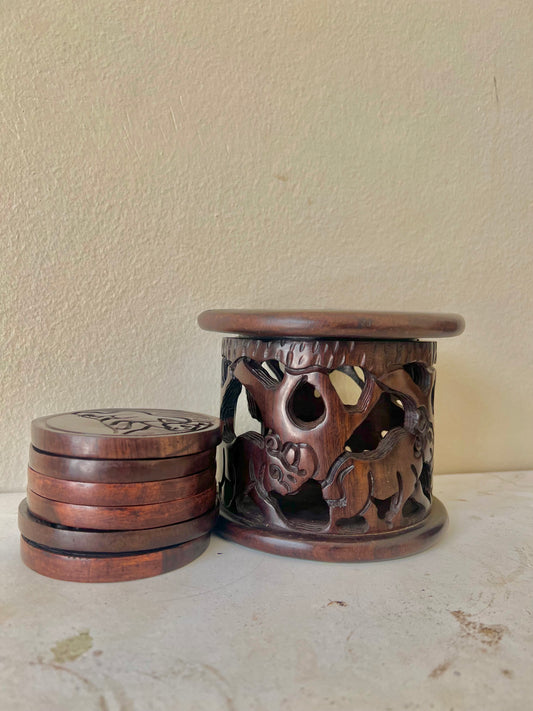 The Big Five Coaster Set