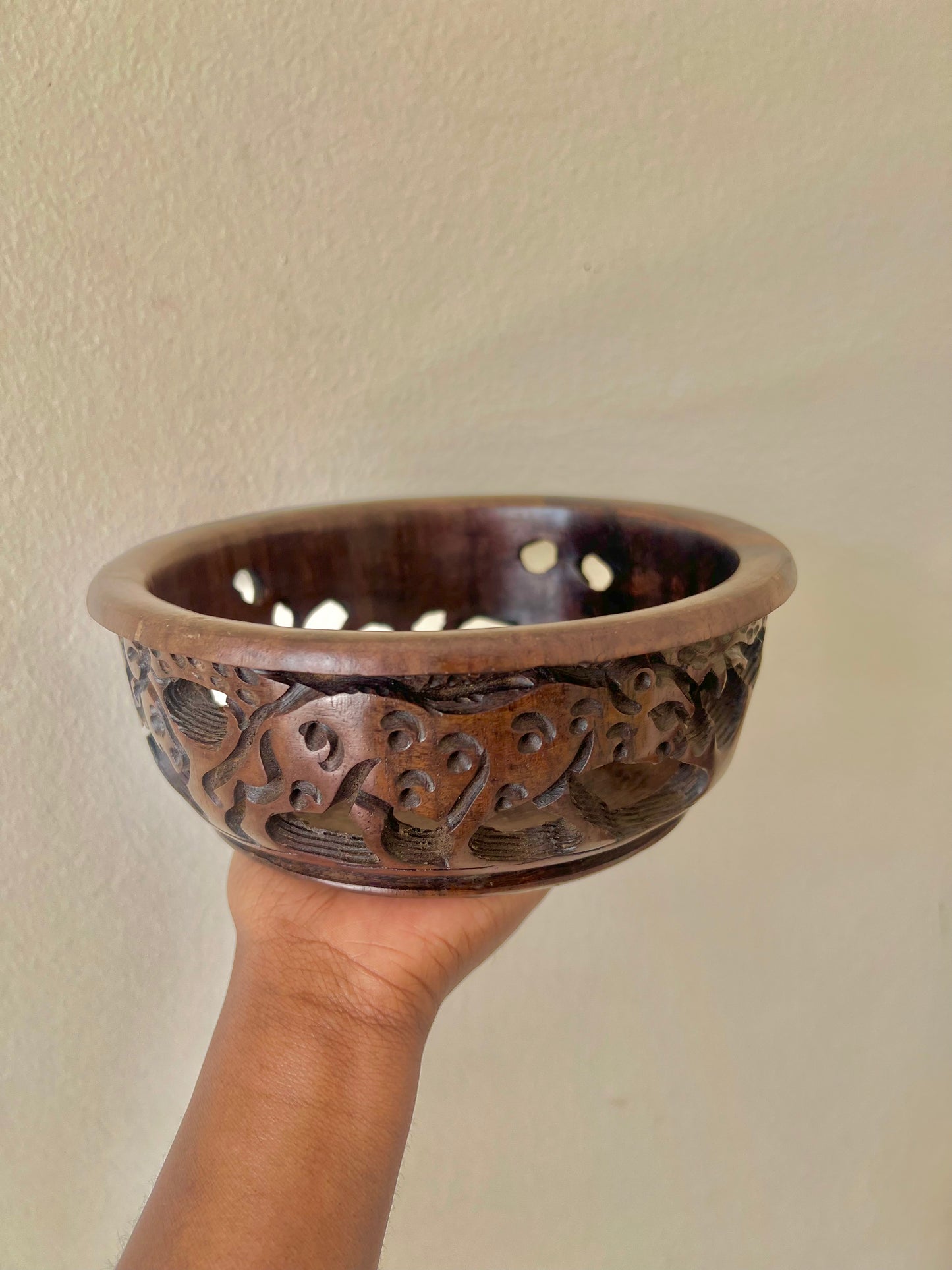 Big 5 Carved Bowl
