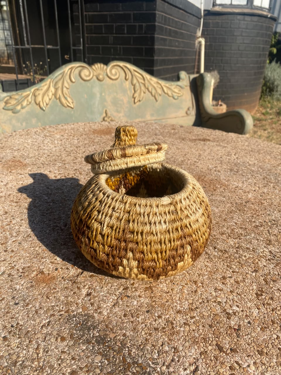 Thaba Woven Asymmetrical Basket