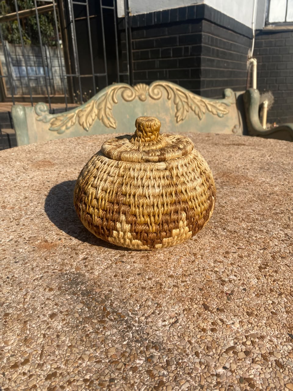Thaba Woven Asymmetrical Basket